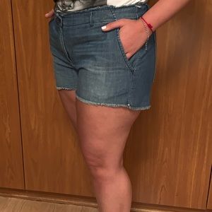Michael Kors denim shorts.